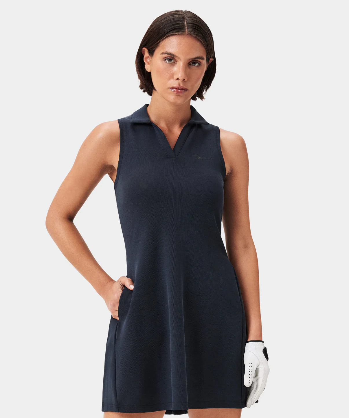 AMANDA PERFORMANCE DRESS | DARK BLUE - MACADE GOLF