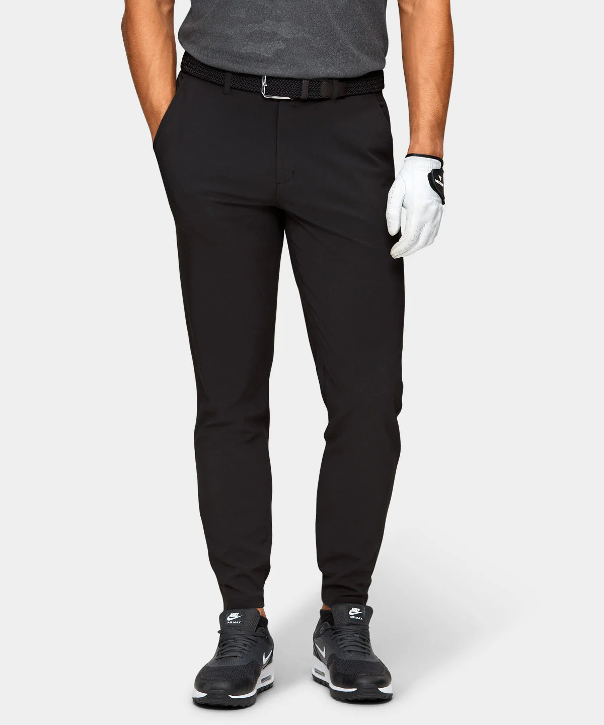MEN'S ELASTIC BELT | BLACK - MACADE GOLF
