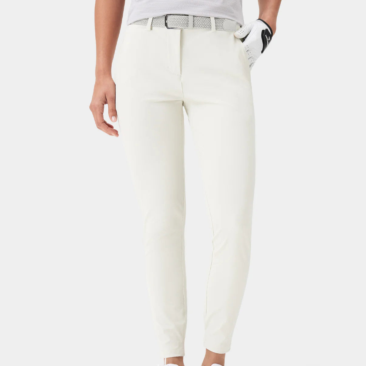 W FOUR-WAY STRETCH JOGGER | BONE WHITE - MACADE GOLF