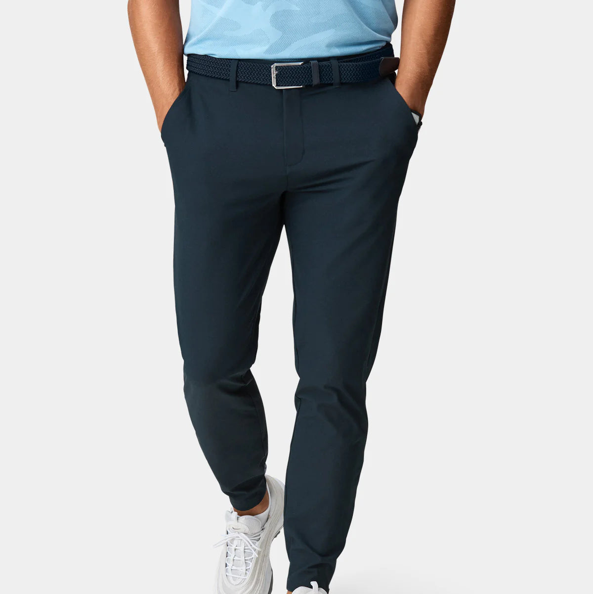 MEN'S ELASTIC BELT | NAVY - MACADE GOLF