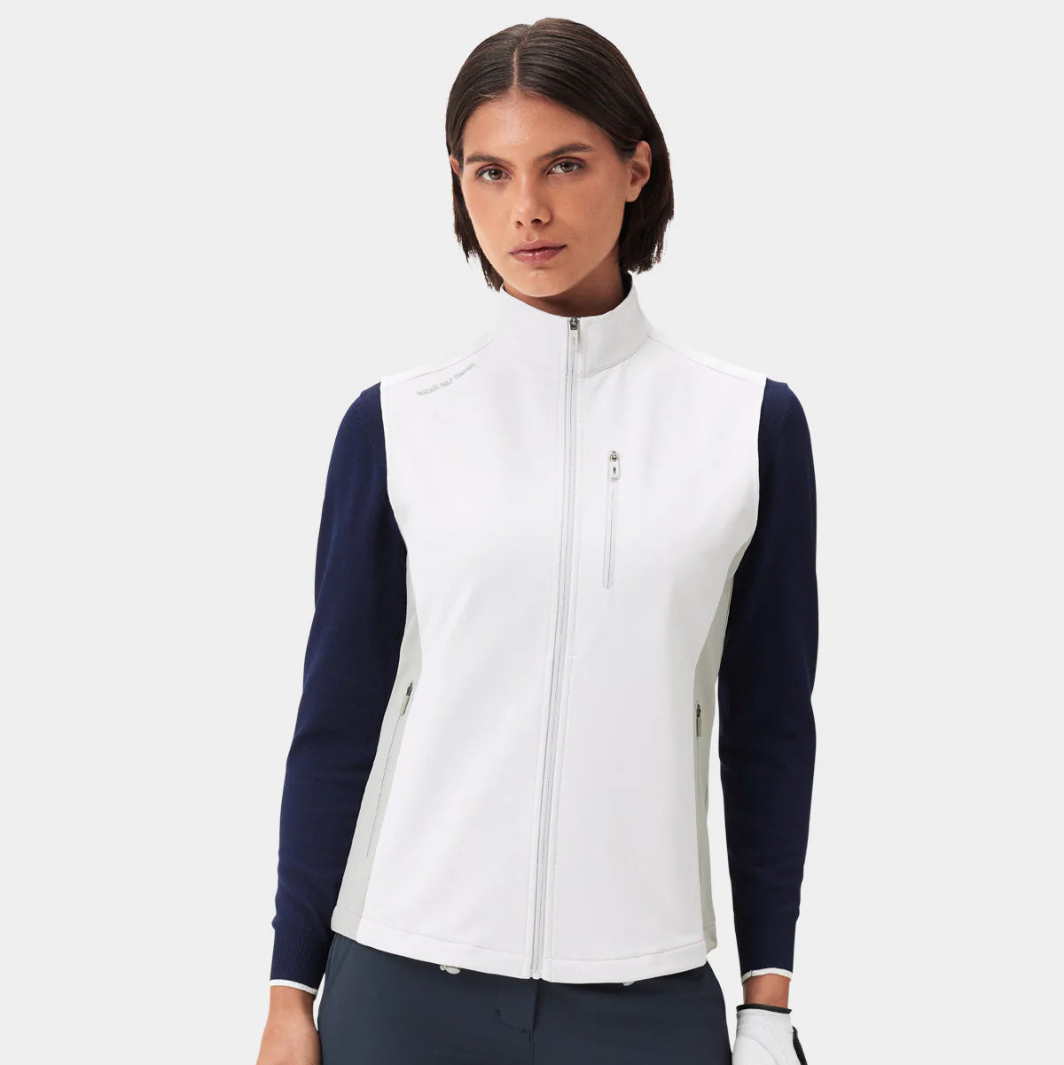W STORM WIND VEST | OFF-WHITE - MACADE GOLF