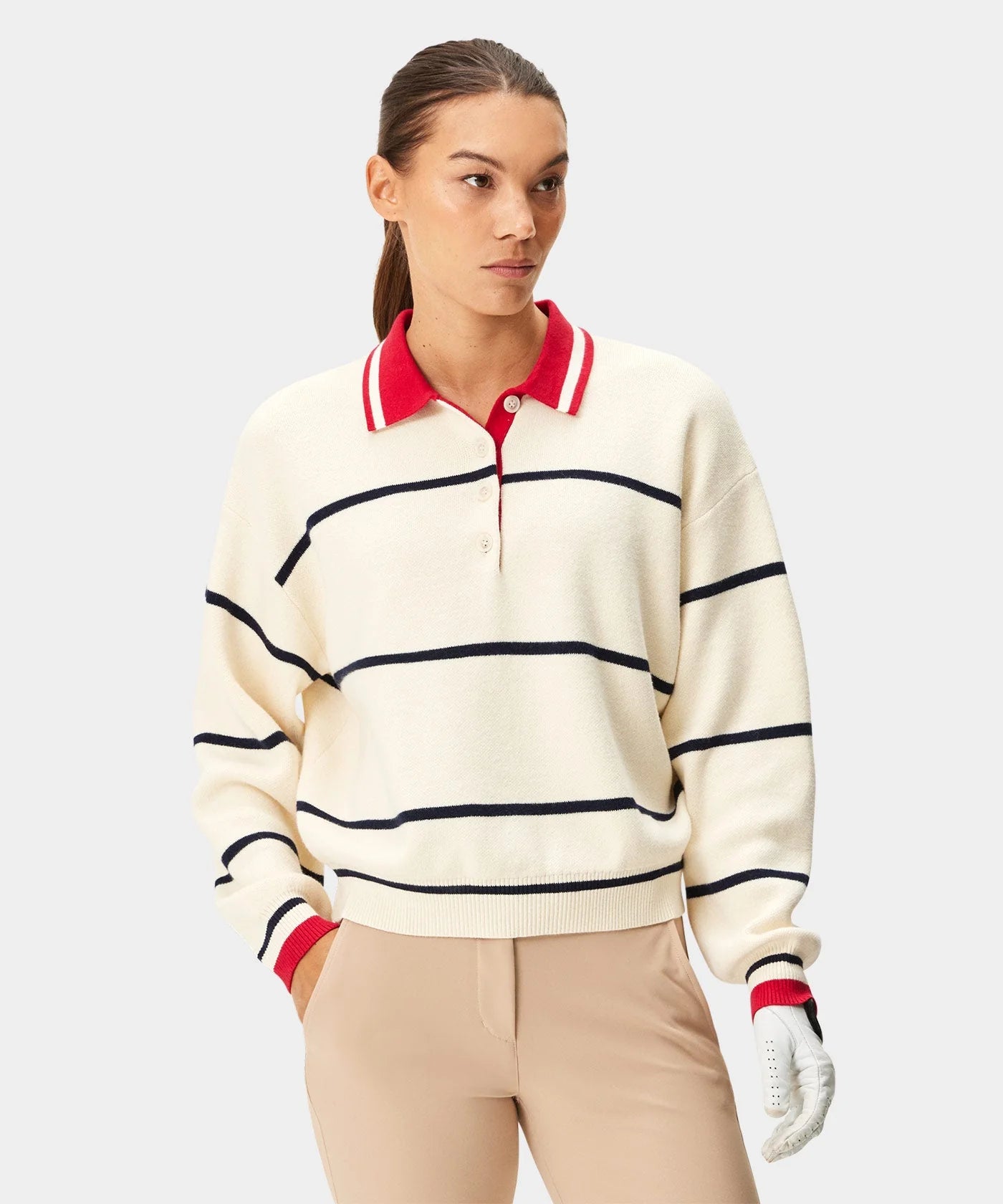 POWDER CLUB KNIT POLO SWEATER - MACADE GOLF