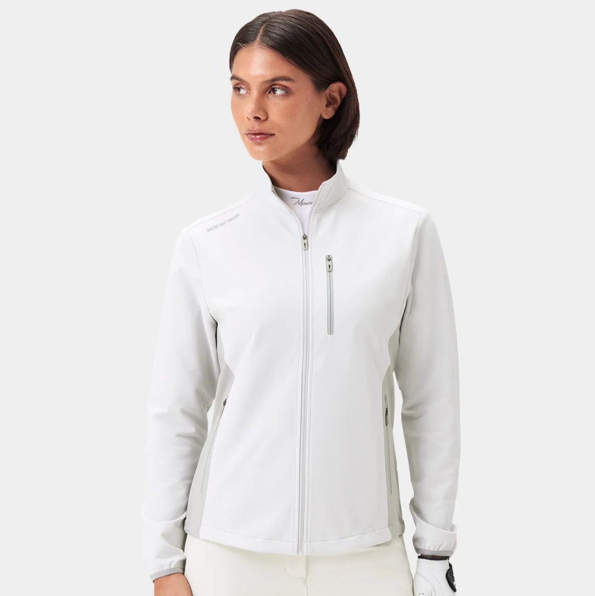 W STORM WIND JACKET | OFF-WHITE - MACADE GOLF