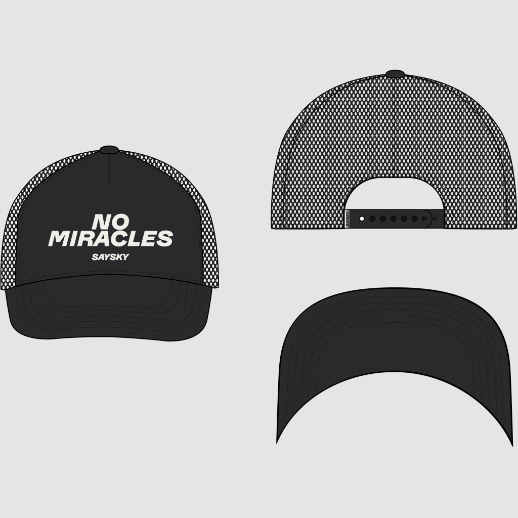 TRUCKER CAP | STATEMENT BLACK - SAYSKY