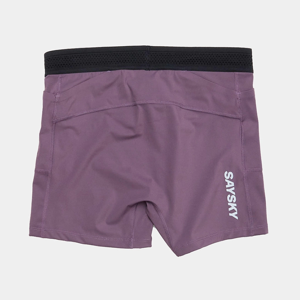 W FLOW+ RACE SHORT TIGHTS 4'' | PURPLE - SAYSKY