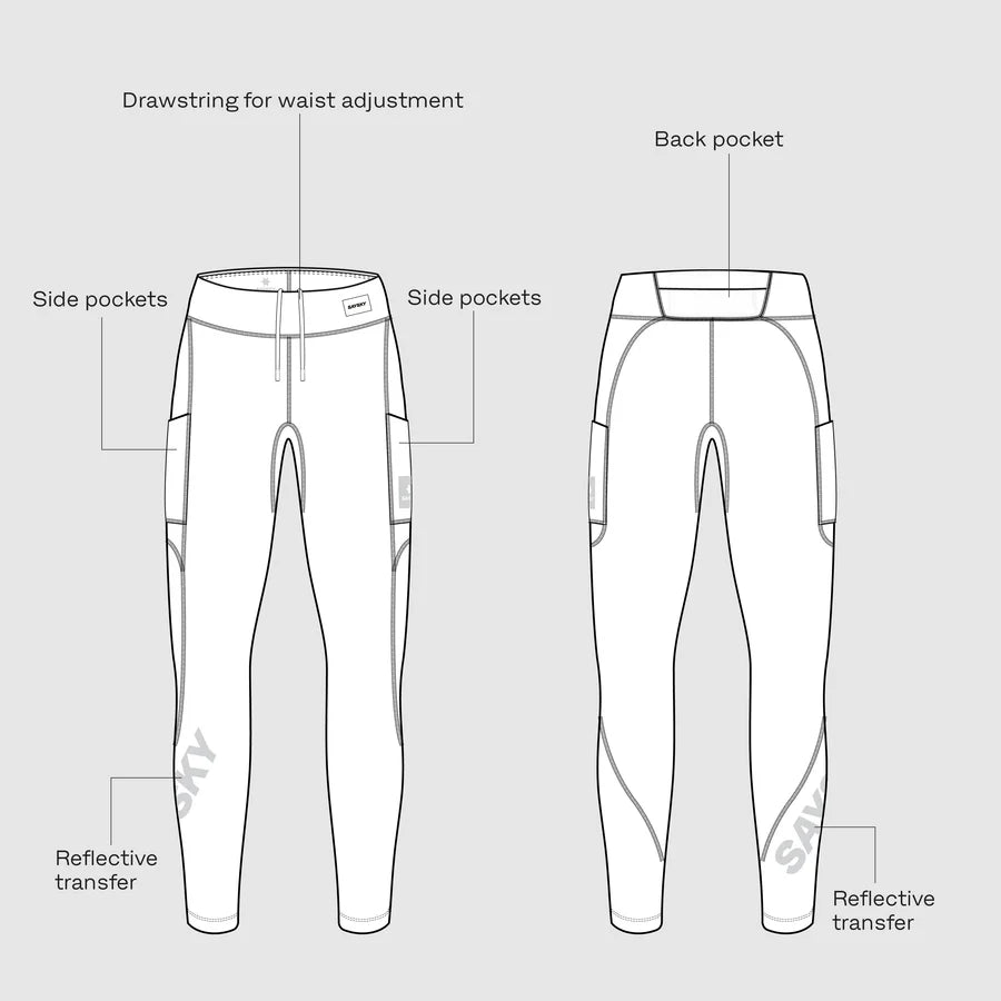W MOTION+ LONG TIGHTS 2.0 | BLACK