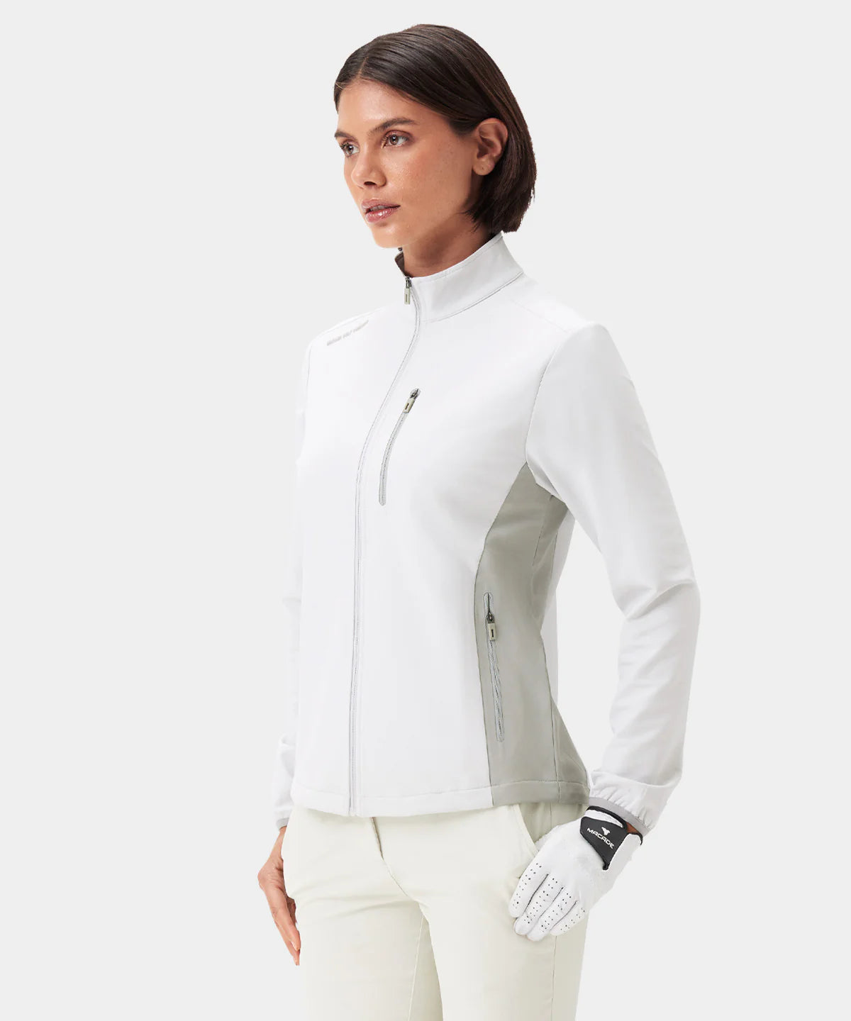 W STORM WIND JACKET | OFF-WHITE - MACADE GOLF