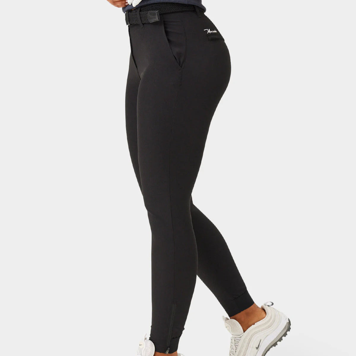 W FOUR-WAY STRETCH JOGGER | BLACK - MACADE GOLF