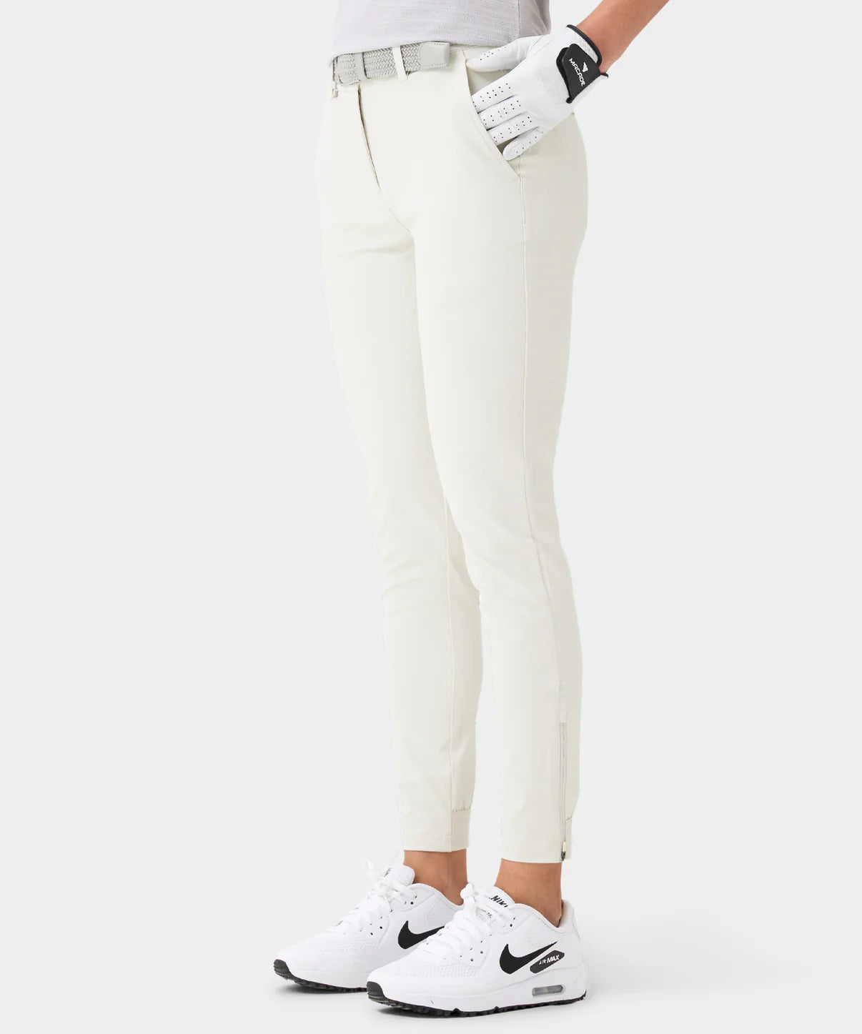 W FOUR-WAY STRETCH JOGGER | BONE WHITE - MACADE GOLF