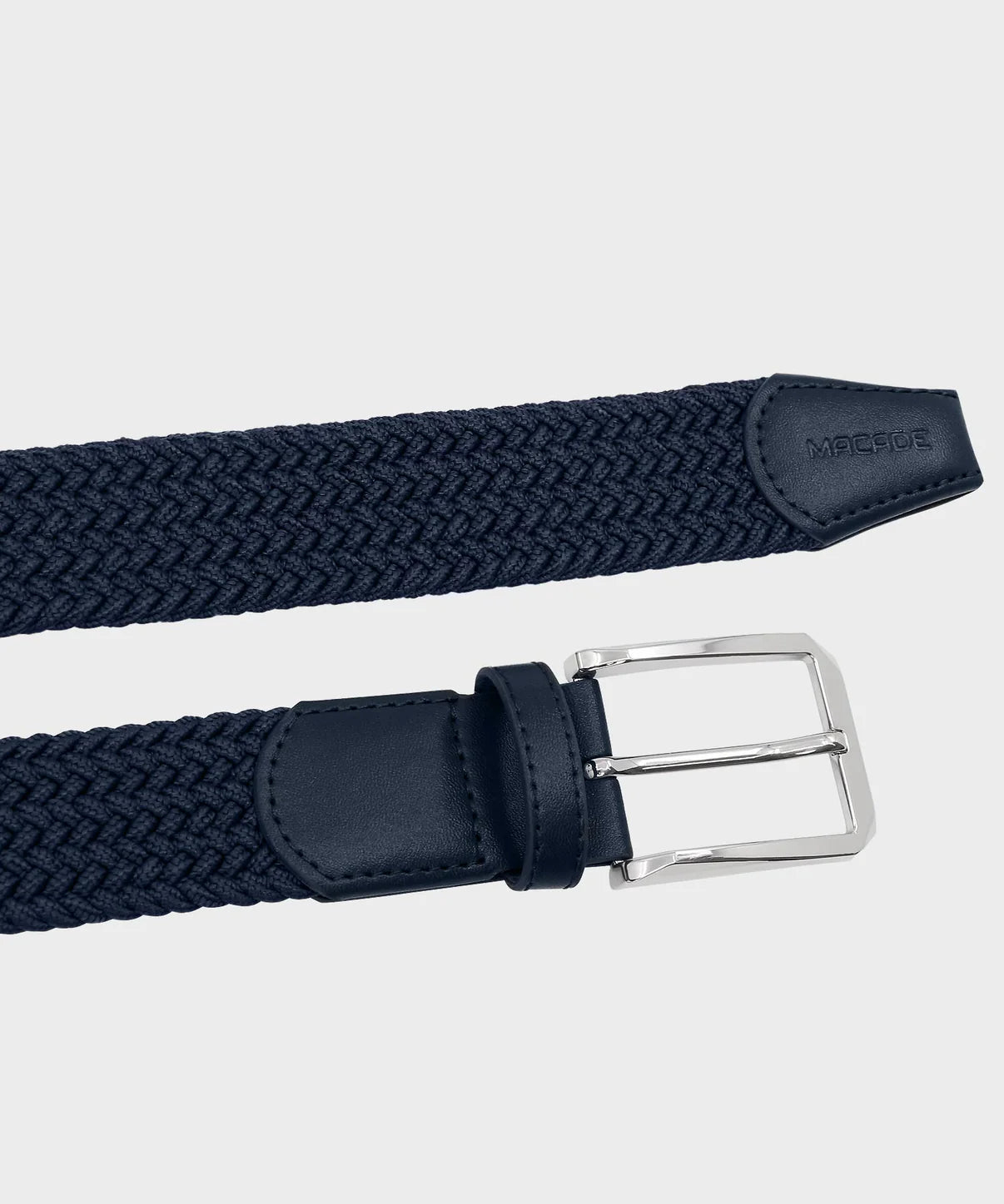MEN'S ELASTIC BELT | NAVY - MACADE GOLF