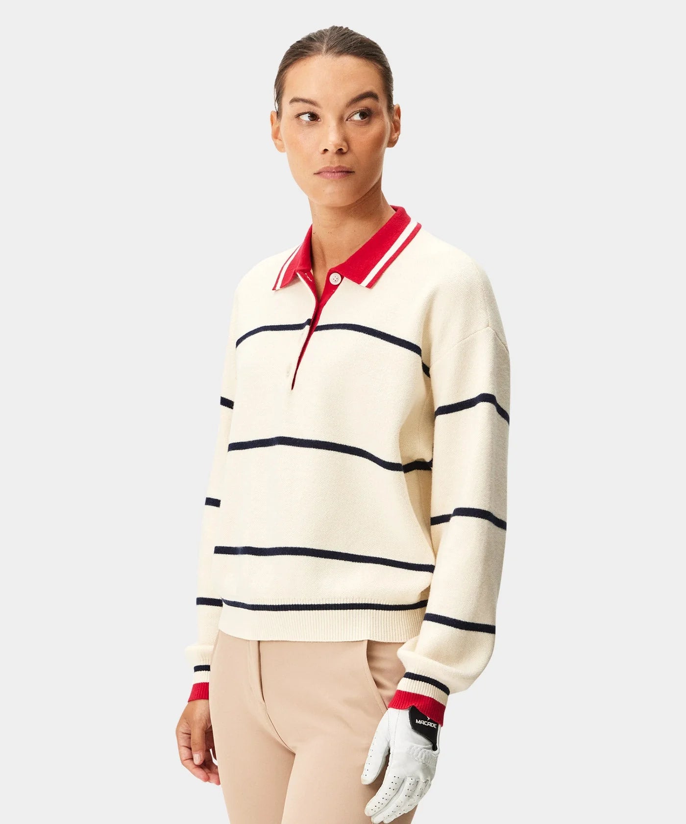 POWDER CLUB KNIT POLO SWEATER - MACADE GOLF