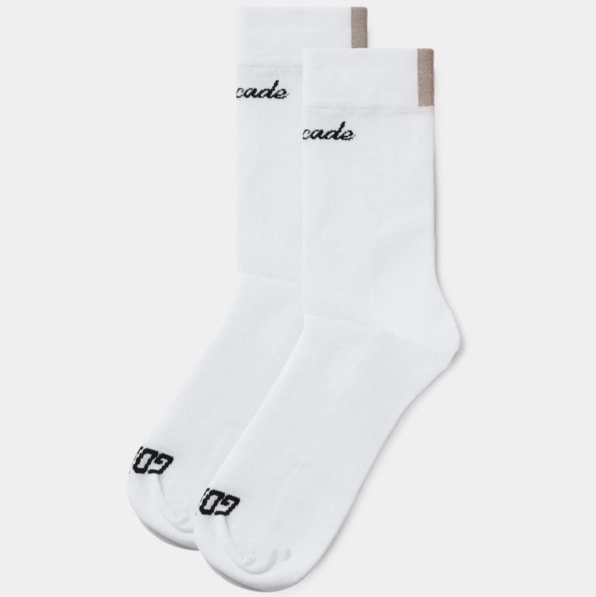 WOMEN'S SIGNATURE CREW SOCKS | WHITE - MACADE GOLF