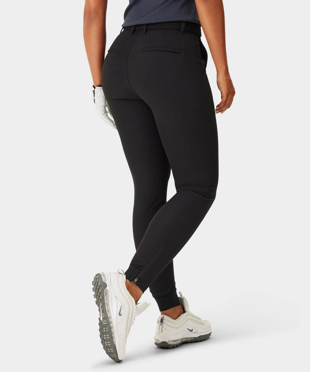 W FOUR-WAY STRETCH JOGGER | BLACK - MACADE GOLF