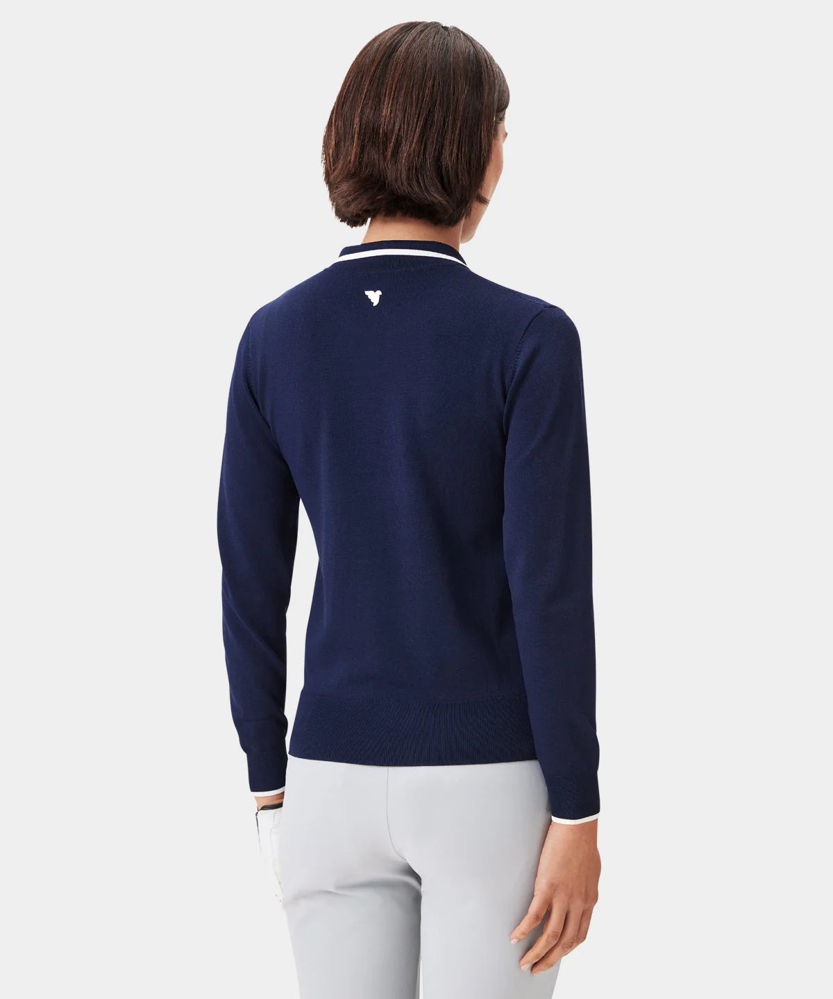 ELLA KNIT TOP | DARK BLUE - MACADE GOLF