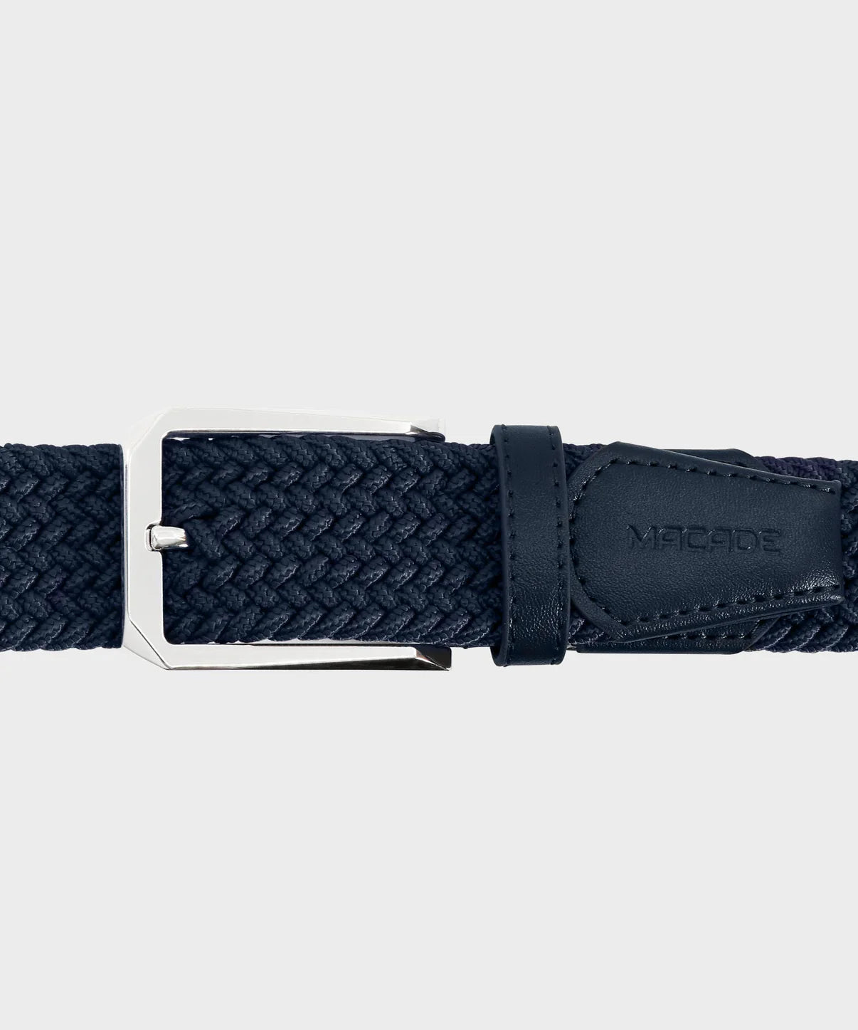 MEN'S ELASTIC BELT | NAVY - MACADE GOLF