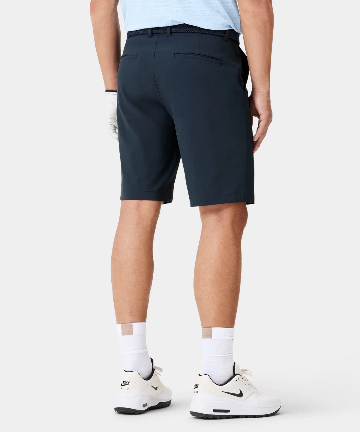 FOUR-WAY STRETCH SHORTS | NAVY - MACADE GOLF