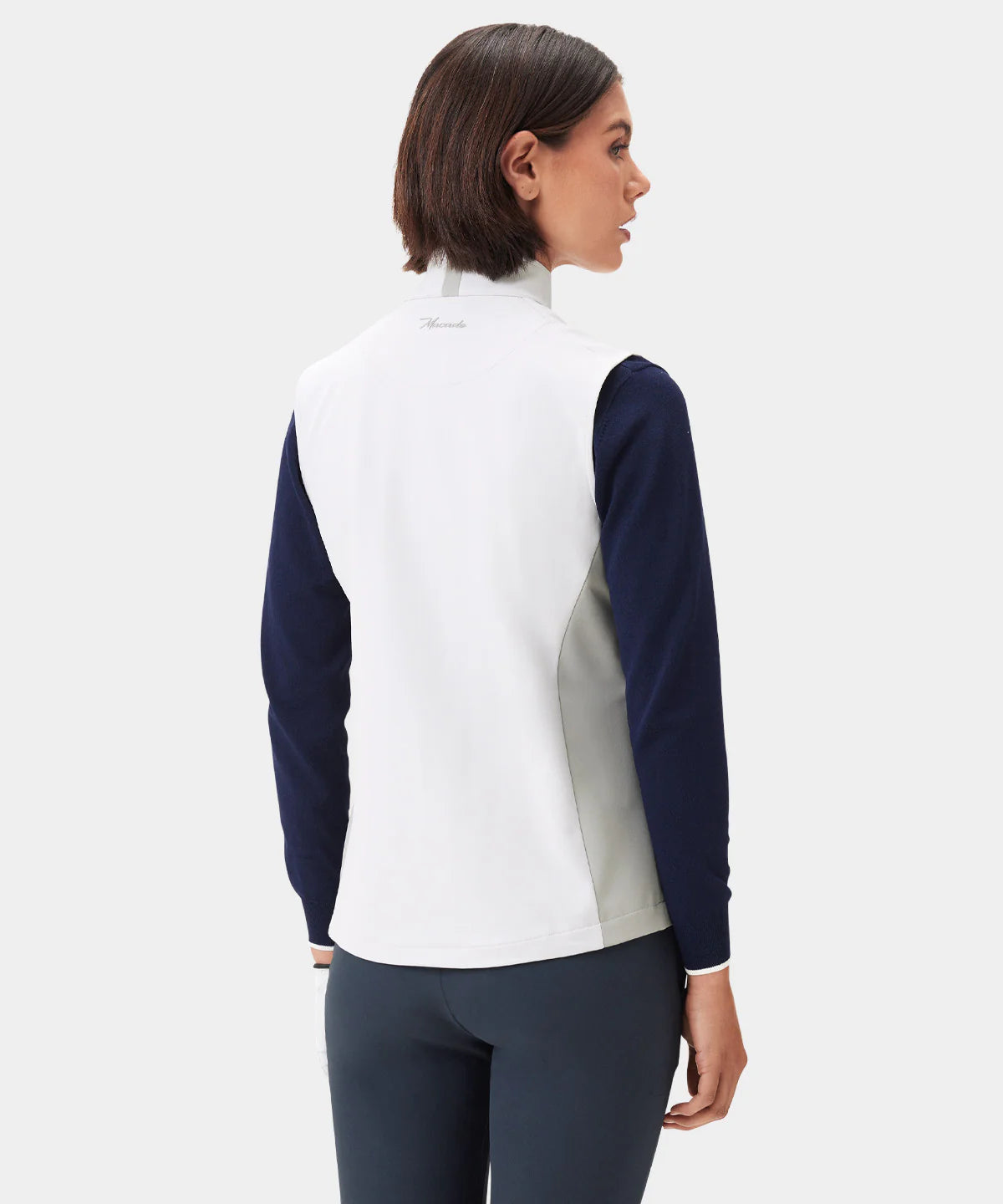 W STORM WIND VEST | OFF-WHITE - MACADE GOLF