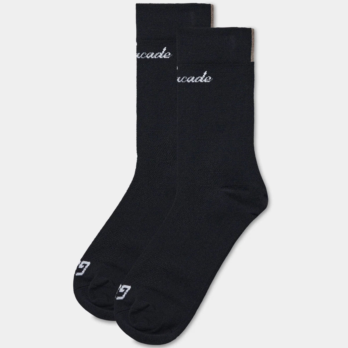 MEN'S SIGNATURE CREW SOCKS | BLACK - MACADE GOLF