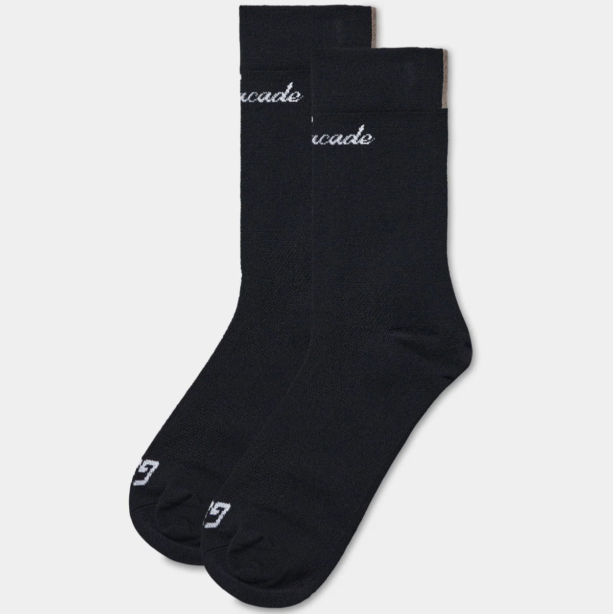 WOMEN’S SIGNATURE CREW SOCKS | BLACK - MACADE GOLF