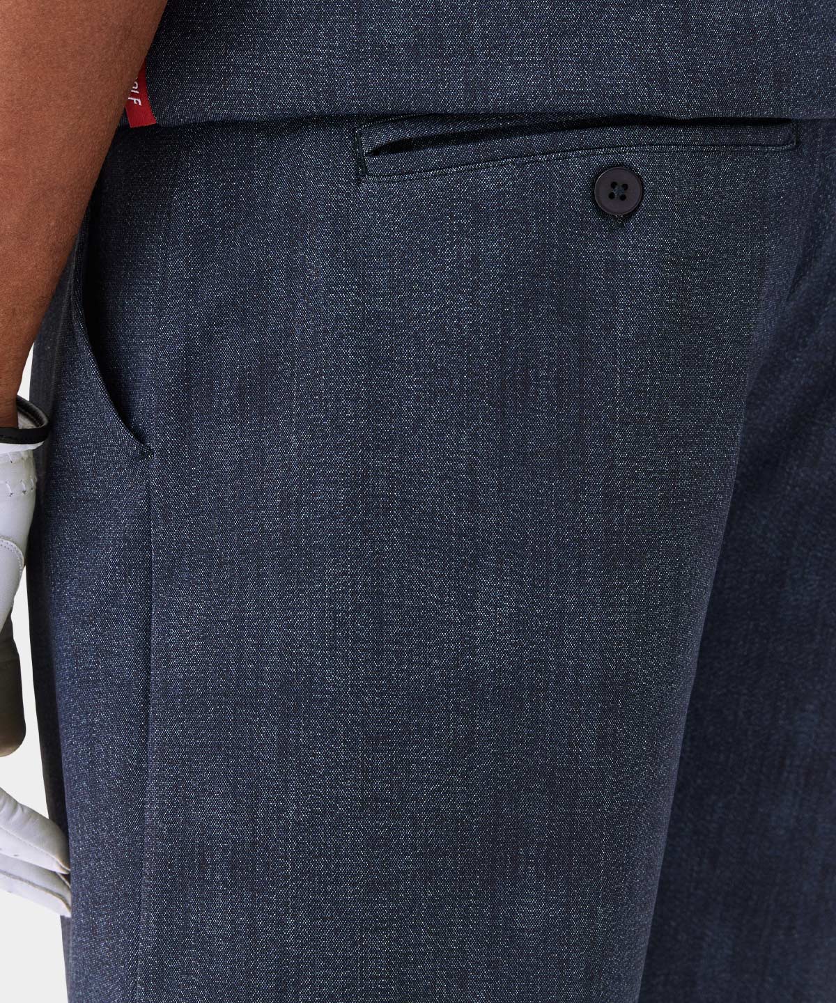 PLEATED TX PLAYERS SHORTS | DARK BLUE - MACADE GOLF