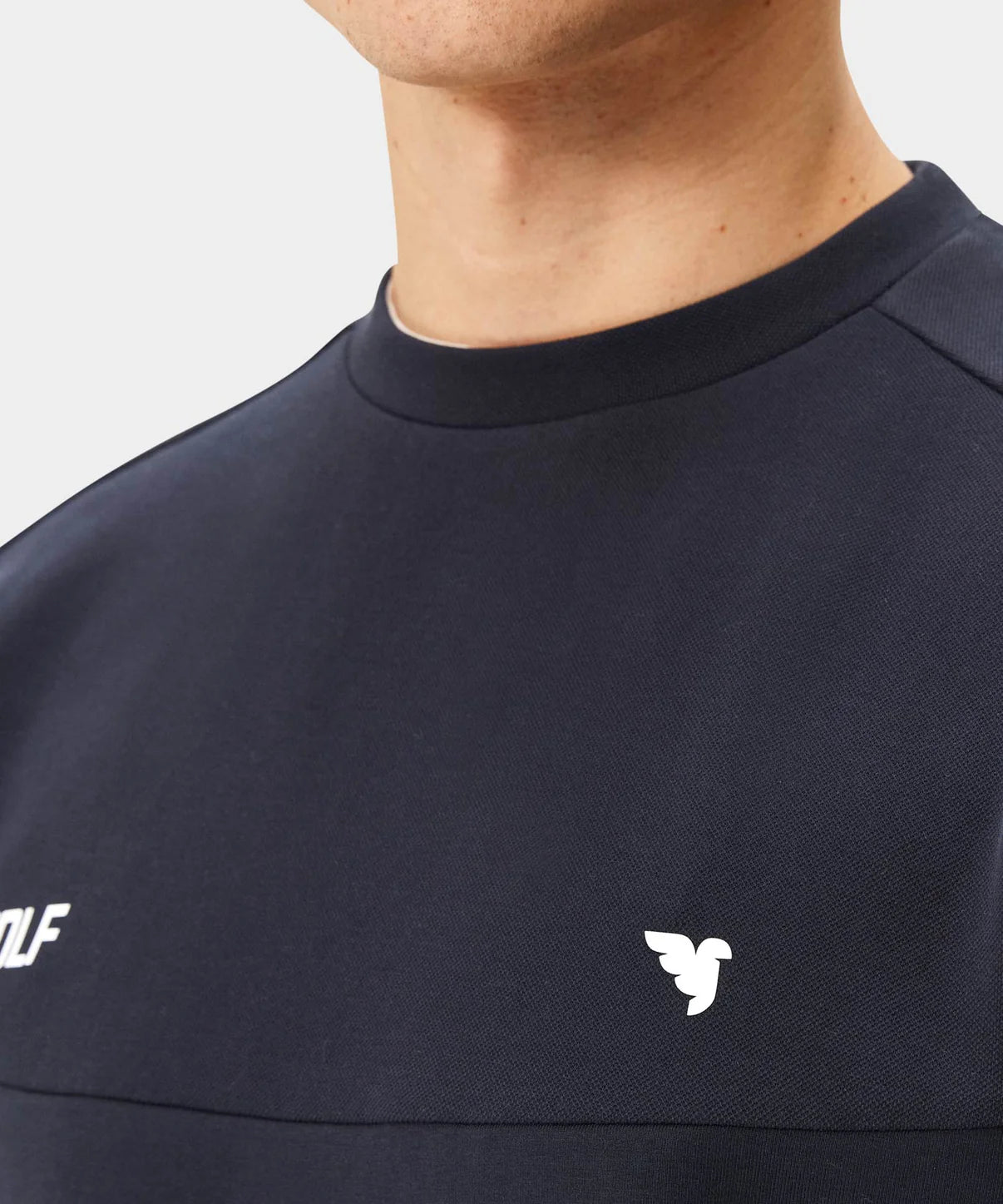 RANGE CREWNECK | NAVY - MACADE GOLF