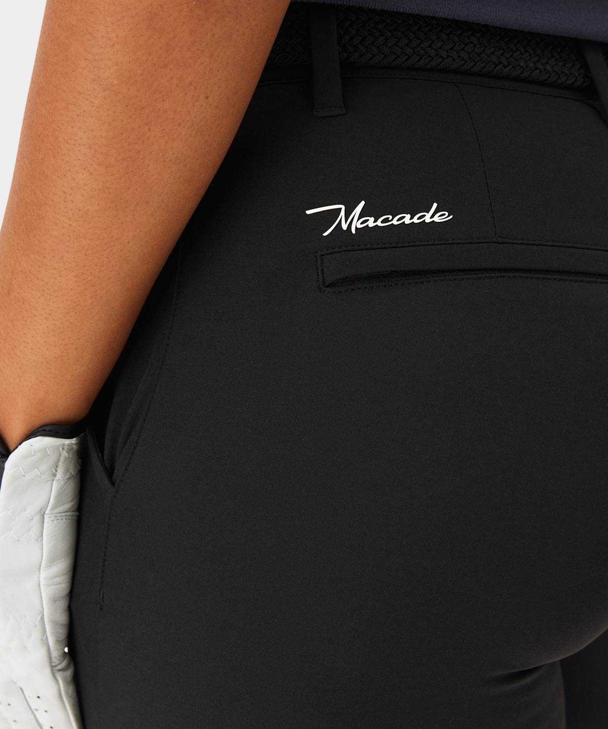 W FOUR-WAY STRETCH JOGGER | BLACK - MACADE GOLF