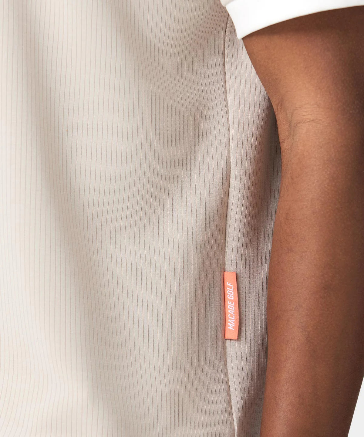 AR TECH POLO | TAN - MACADE GOLF