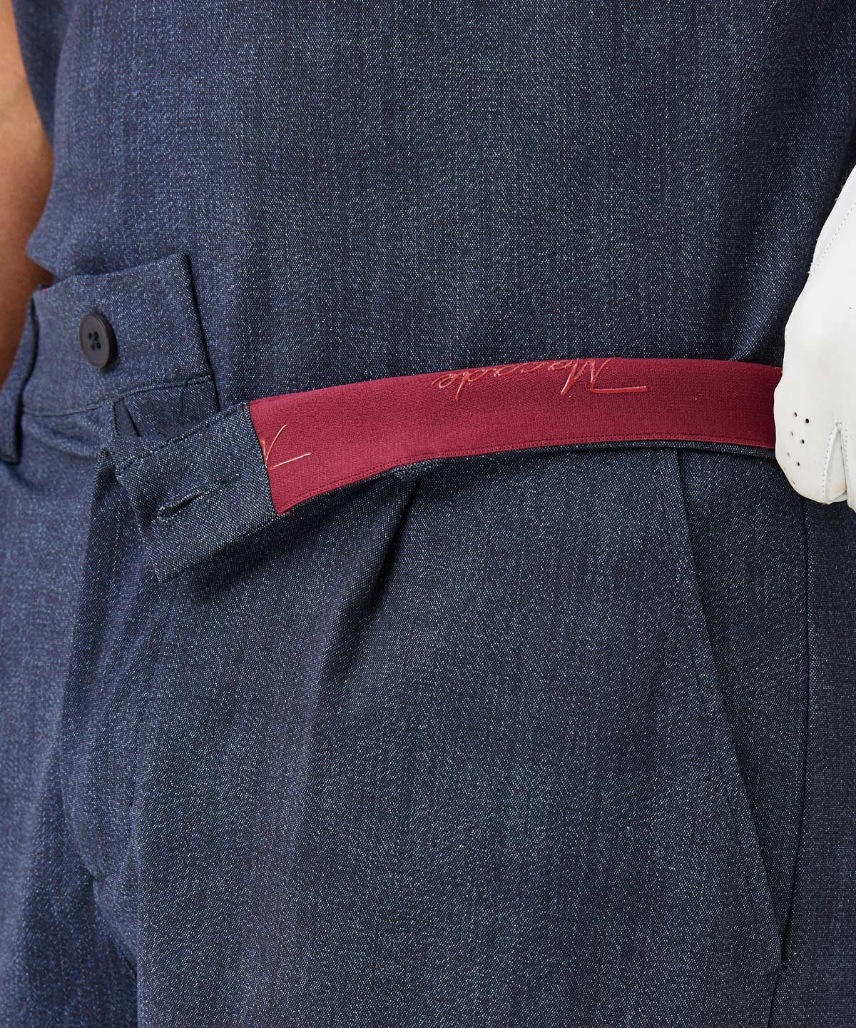 PLEATED TX PLAYERS SHORTS | DARK BLUE - MACADE GOLF