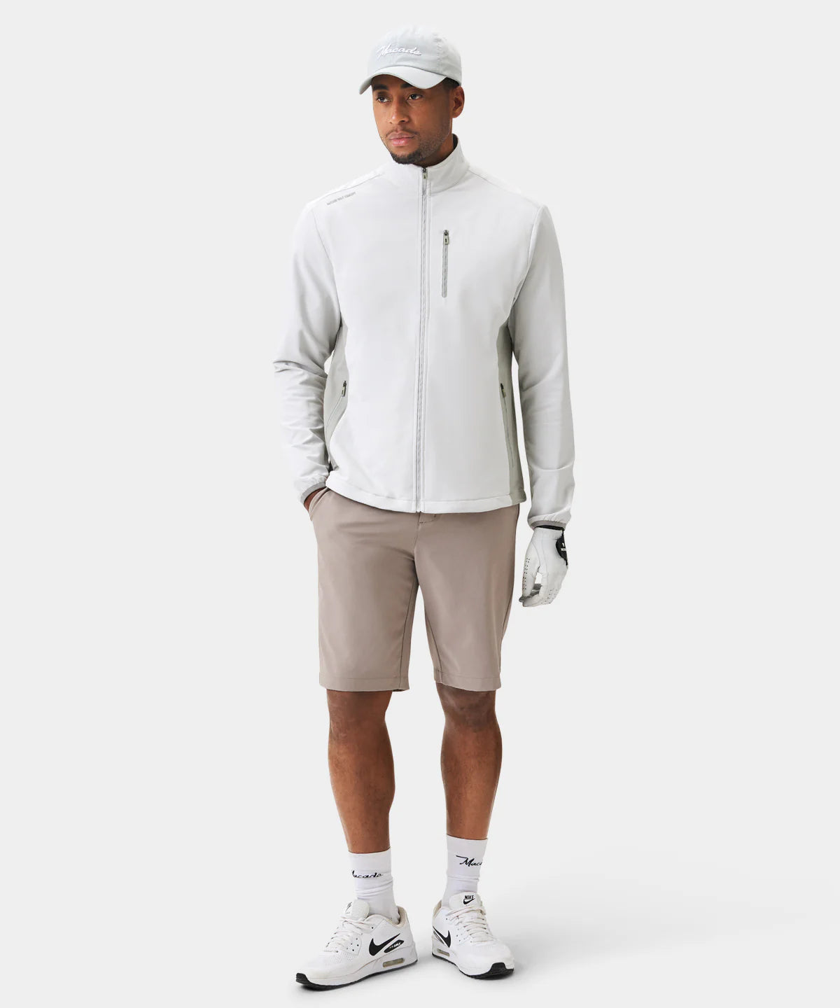 STORM WIND JACKET | OFF-WHITE - MACADE GOLF