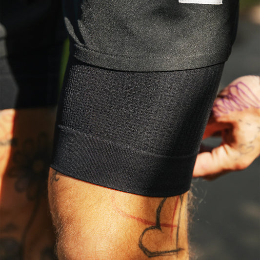 PACE 2 IN 1 SHORTS 5" | COMPRESSION BLACK - SAYSKY