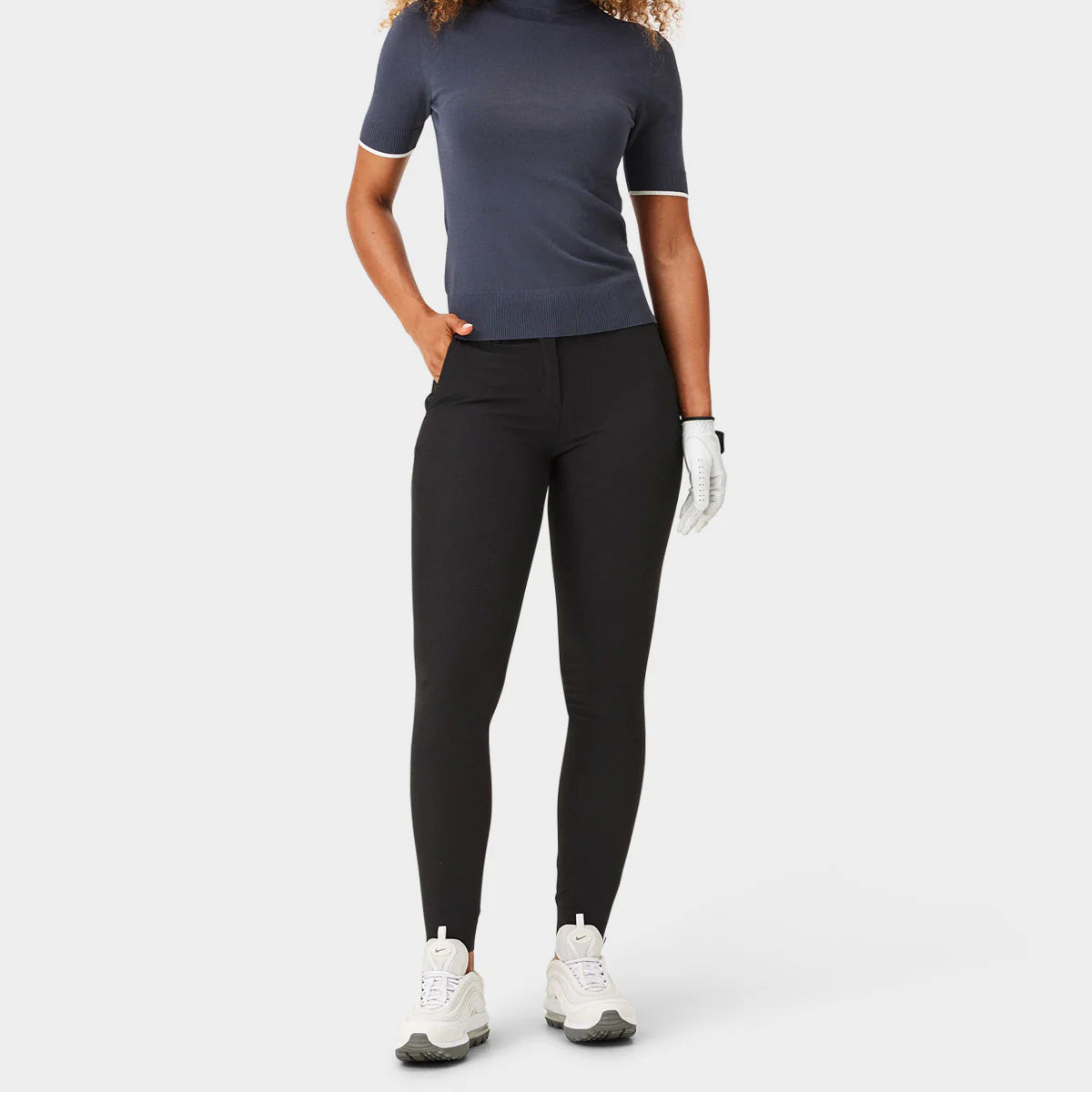 W FOUR-WAY STRETCH JOGGER | BLACK - MACADE GOLF