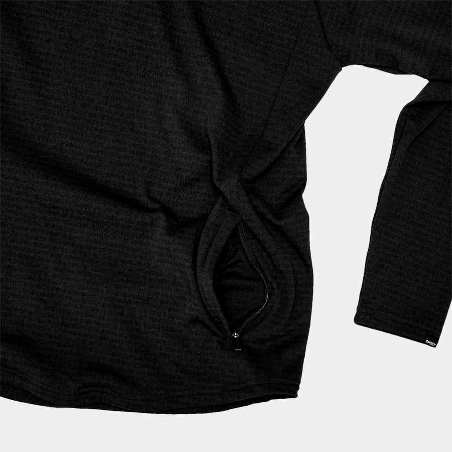 BLAZE HALF-ZIP FLEECE | BLACK - SAYSKY