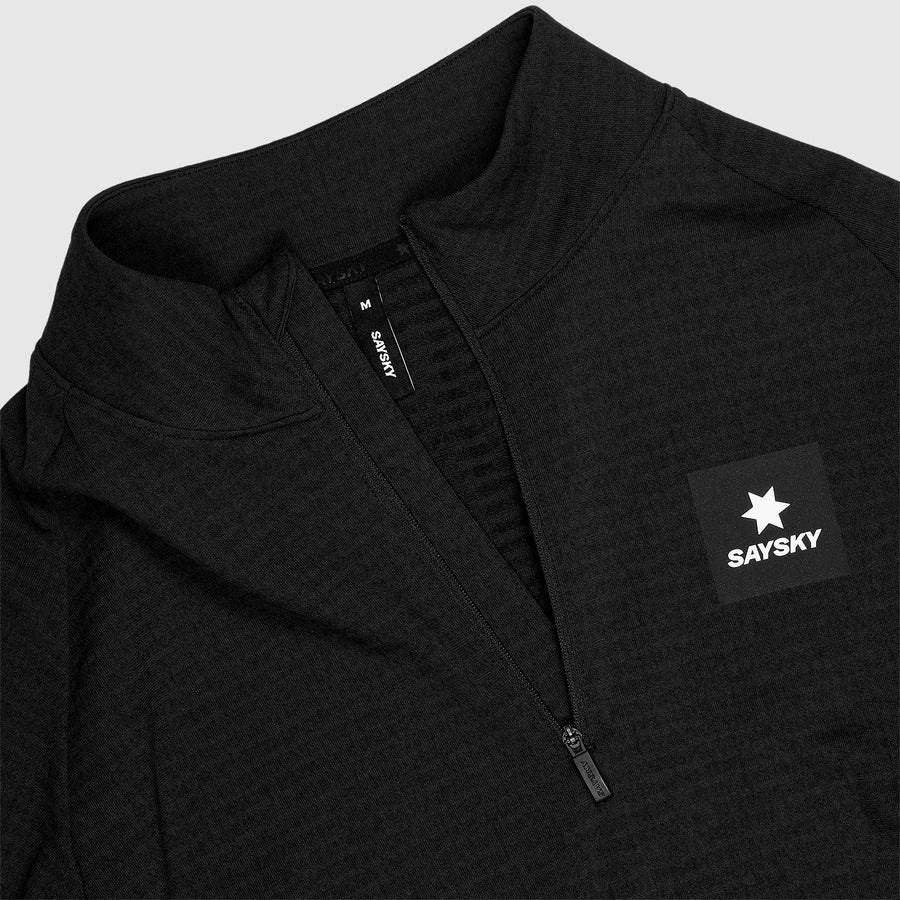 BLAZE HALF-ZIP FLEECE | BLACK - SAYSKY