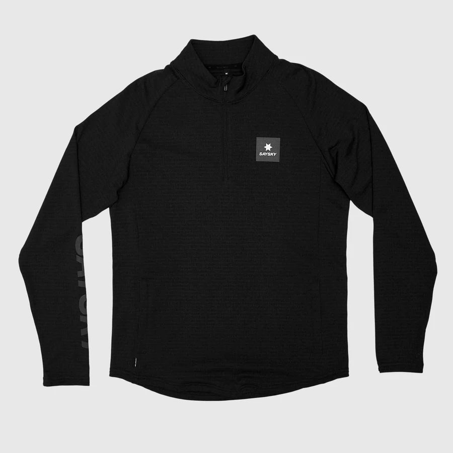BLAZE HALF-ZIP FLEECE | BLACK - SAYSKY