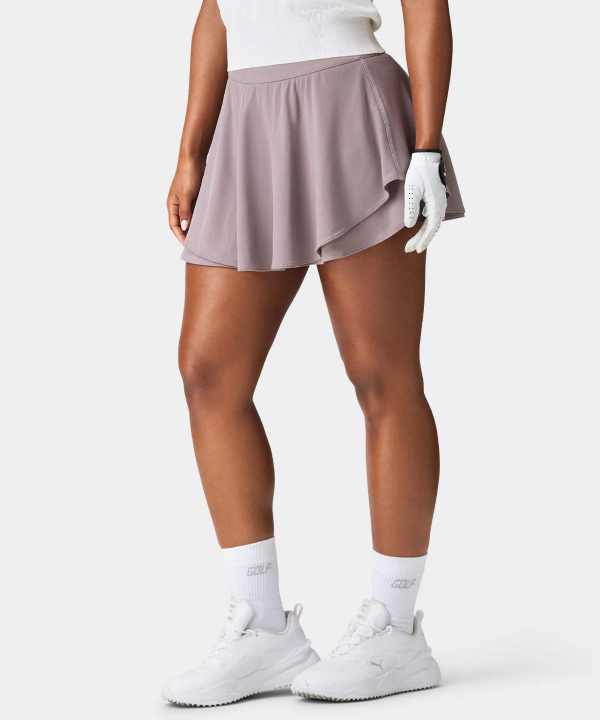 CLEO TOUR SKIRT | CLAY - MACADE GOLF