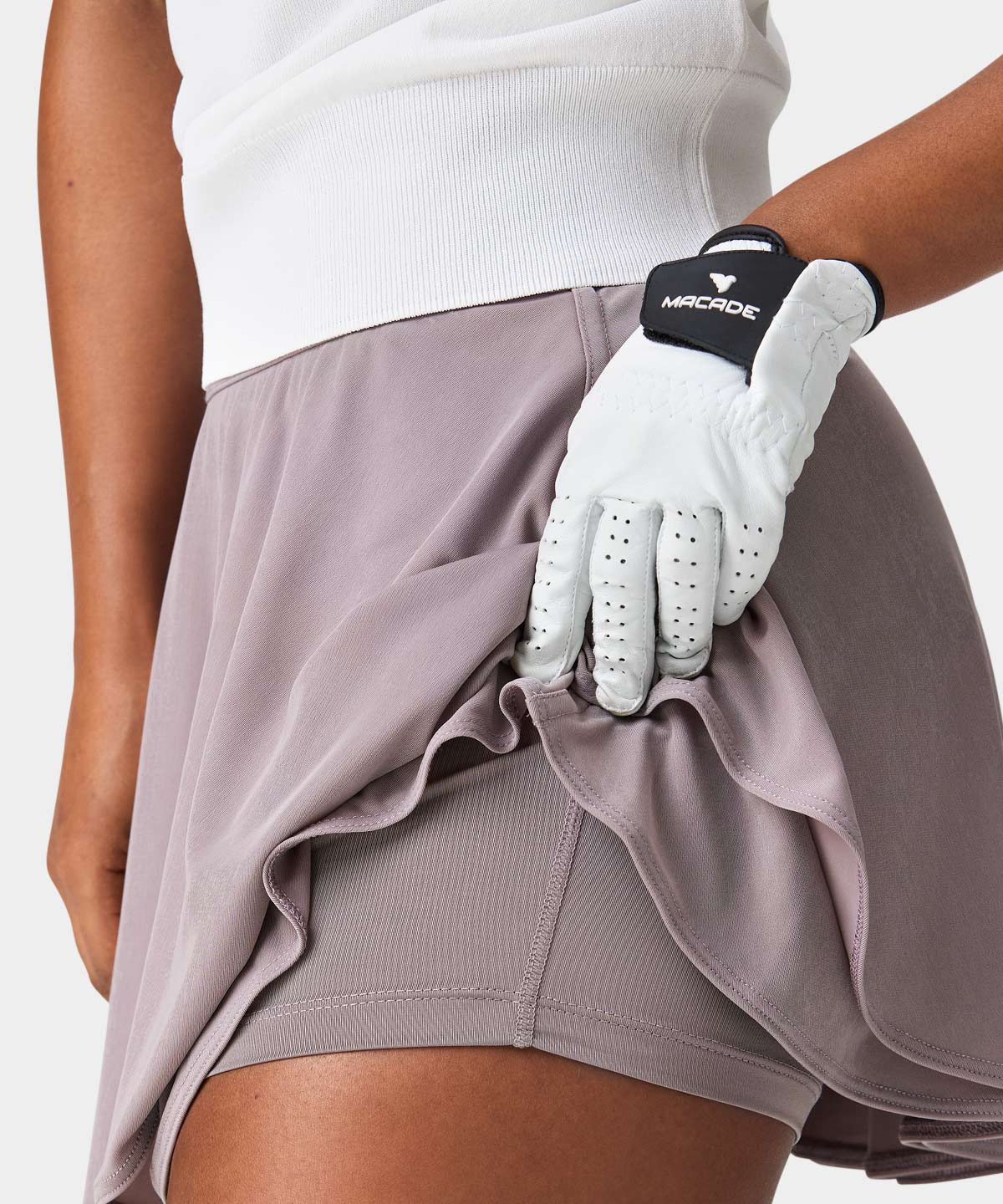 CLEO TOUR SKIRT | CLAY - MACADE GOLF