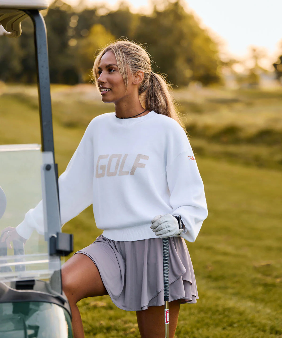 CLEO TOUR SKIRT | CLAY - MACADE GOLF