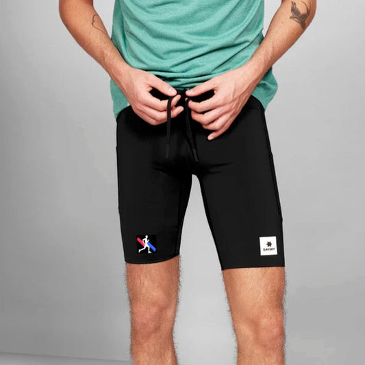 COMBAT+ SHORT TIGHTS 9'' | BLACK - BML X SAYSKY