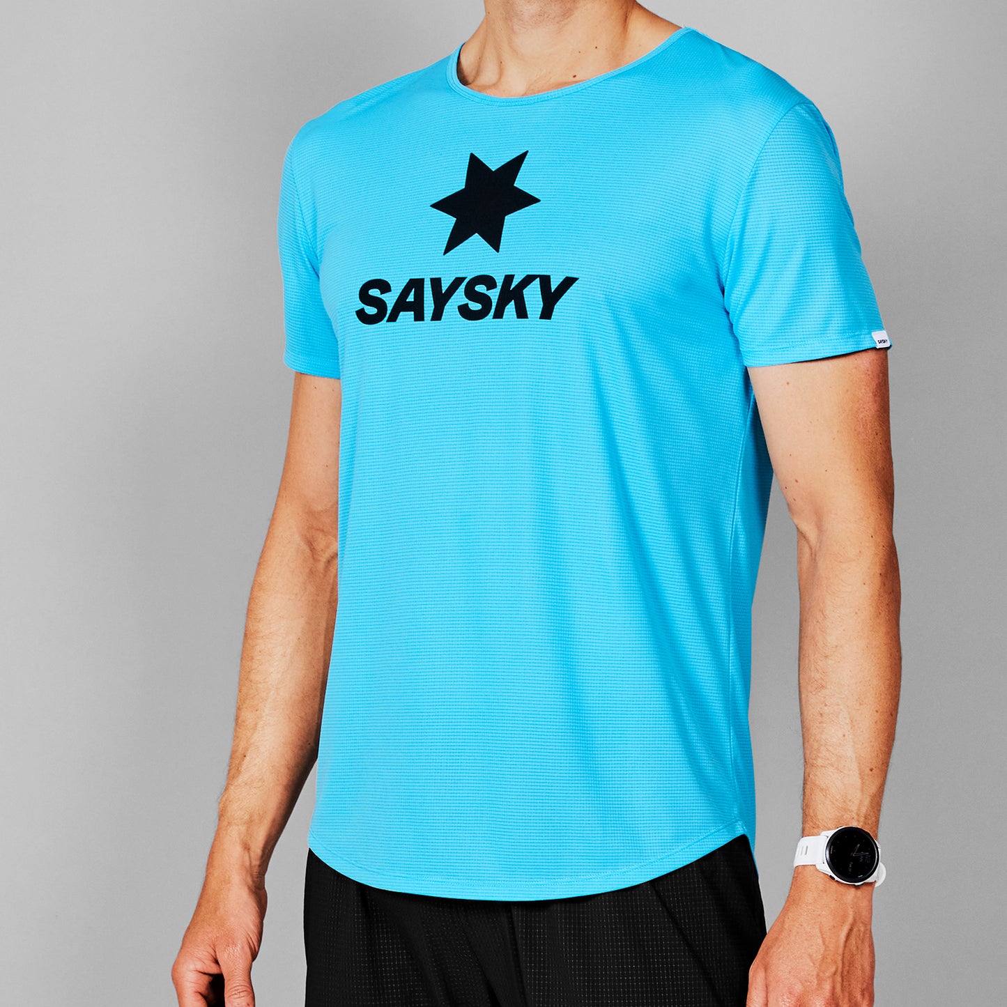 FLOW T-SHIRT | LOGO BLUE - SAYSKY