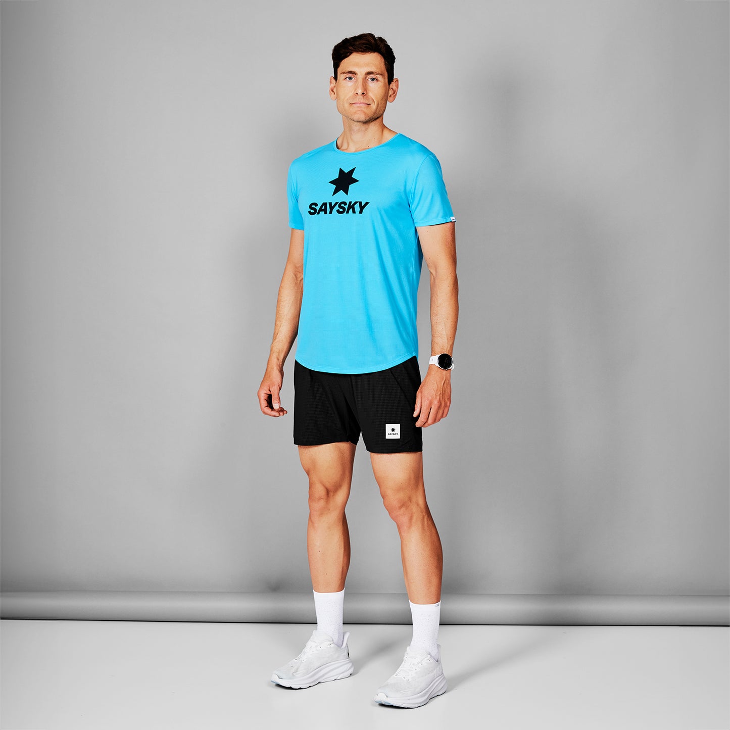 FLOW T-SHIRT | LOGO BLUE - SAYSKY