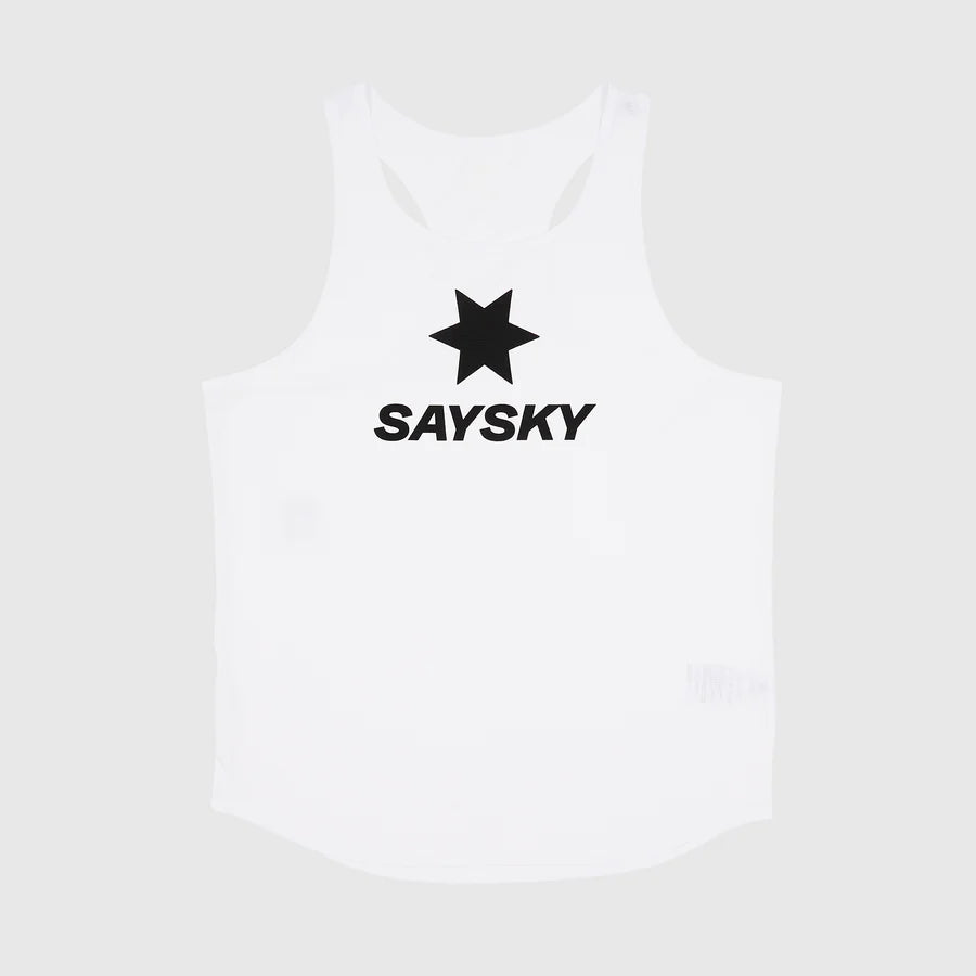 FLOW SINGLET | LOGO WHITE - SAYSKY