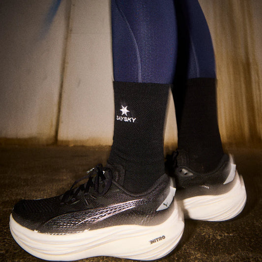 MERINO SOCKS | BLACK - SAYSKY