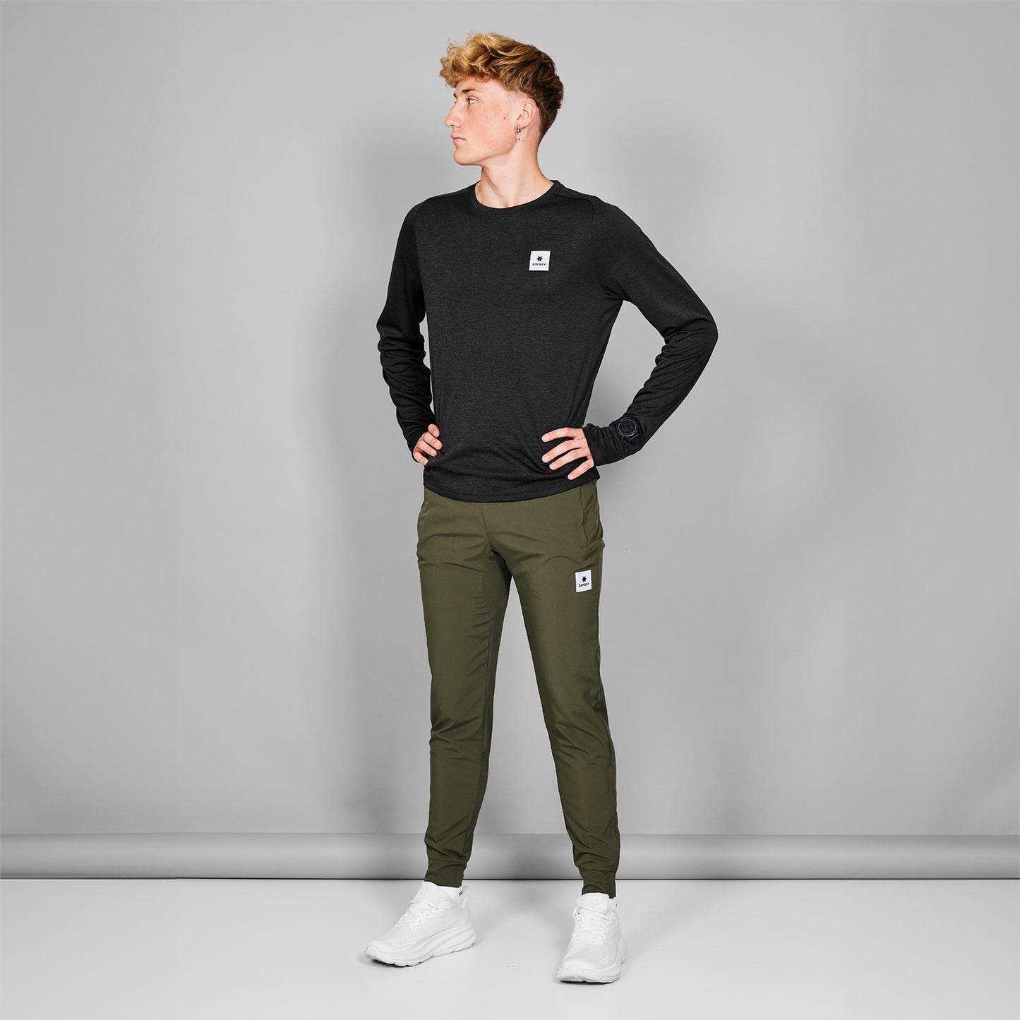 FLOW LONGSLEEVE | BLACK - SAYSKY