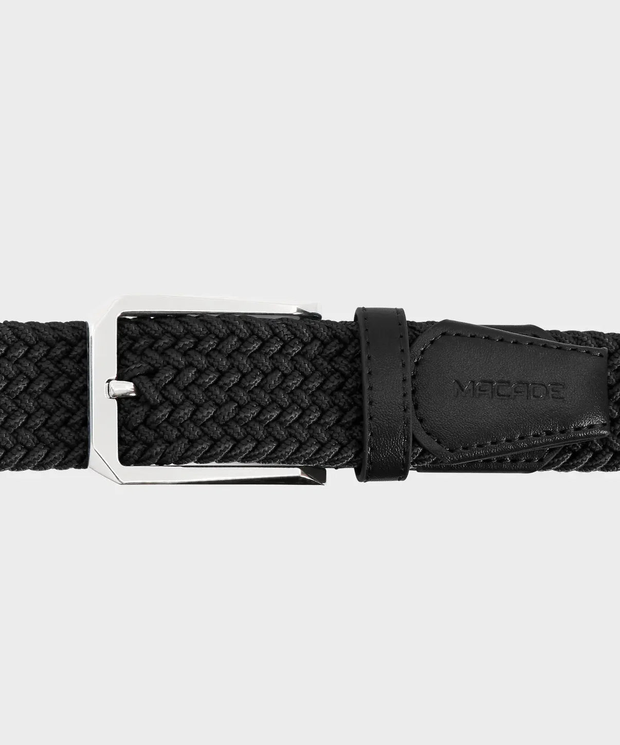 MEN'S ELASTIC BELT | BLACK - MACADE GOLF