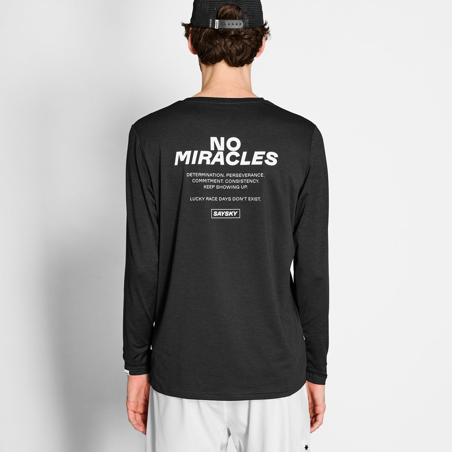 PACE LONGSLEEVE | STATEMENT BLACK - SAYSKY