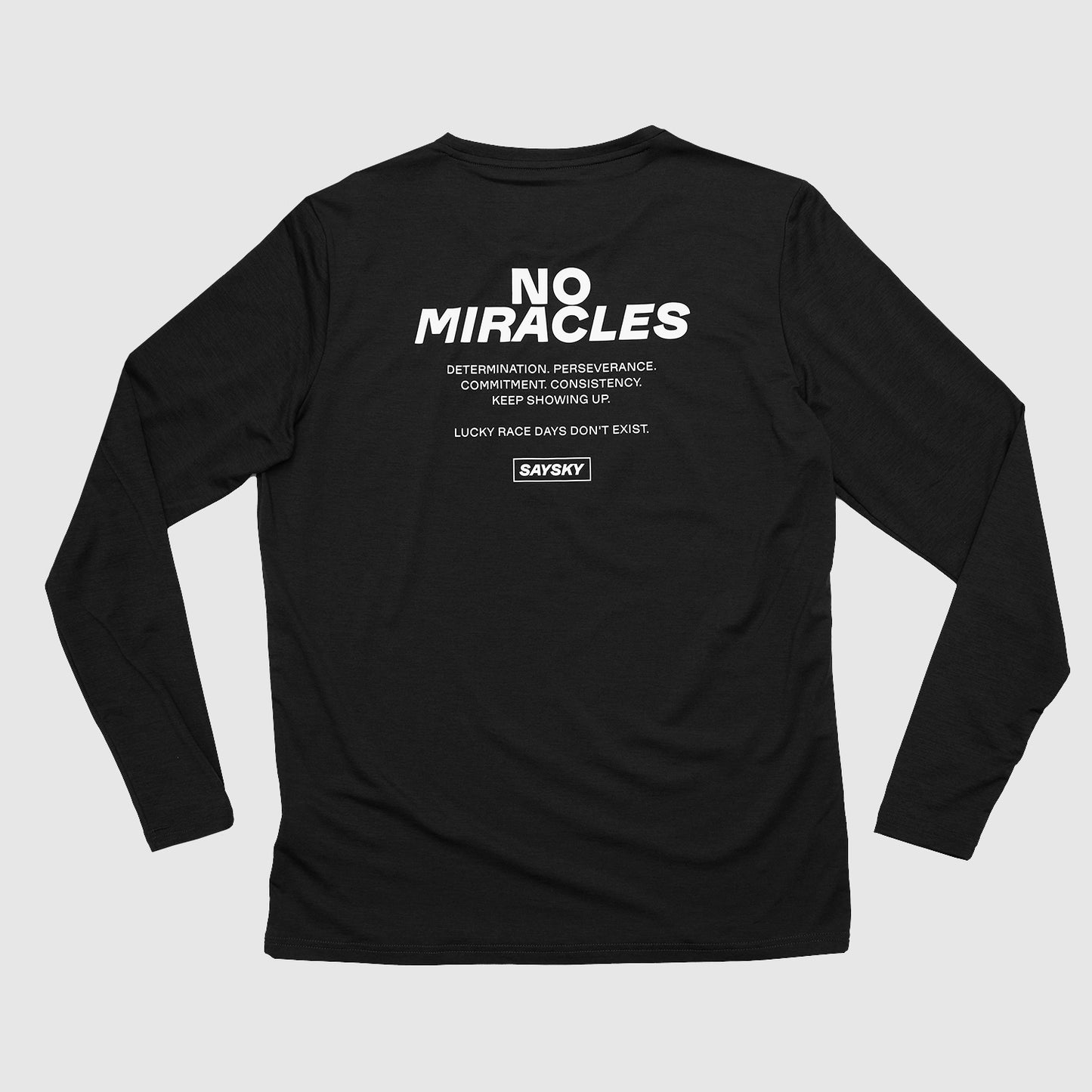PACE LONGSLEEVE | STATEMENT BLACK - SAYSKY