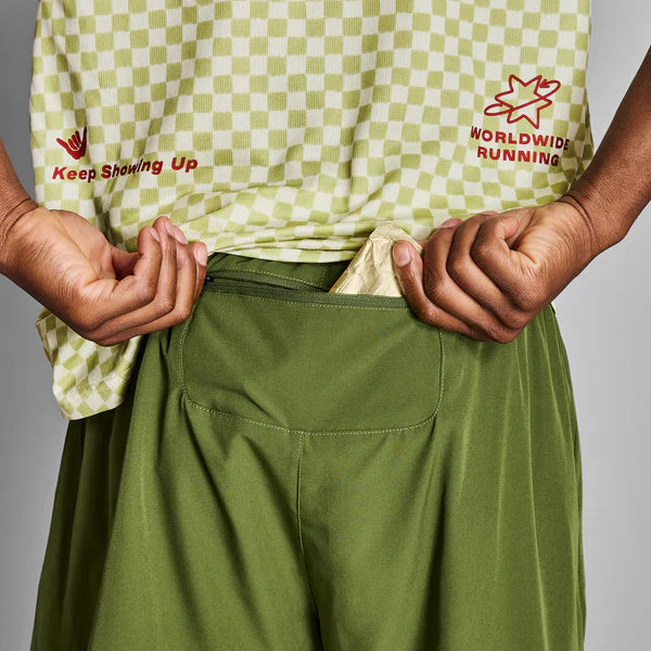 PACE SHORTS 5" | STATEMENT GREEN - SAYSKY