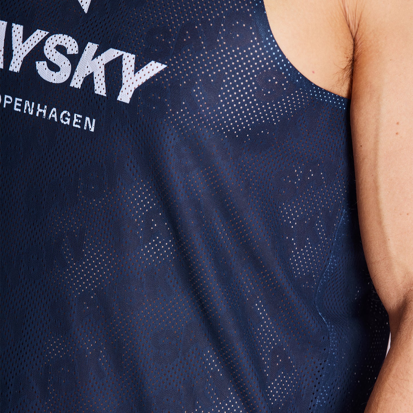 FLOW AIR SINGLET | BLUE - SAYSKY