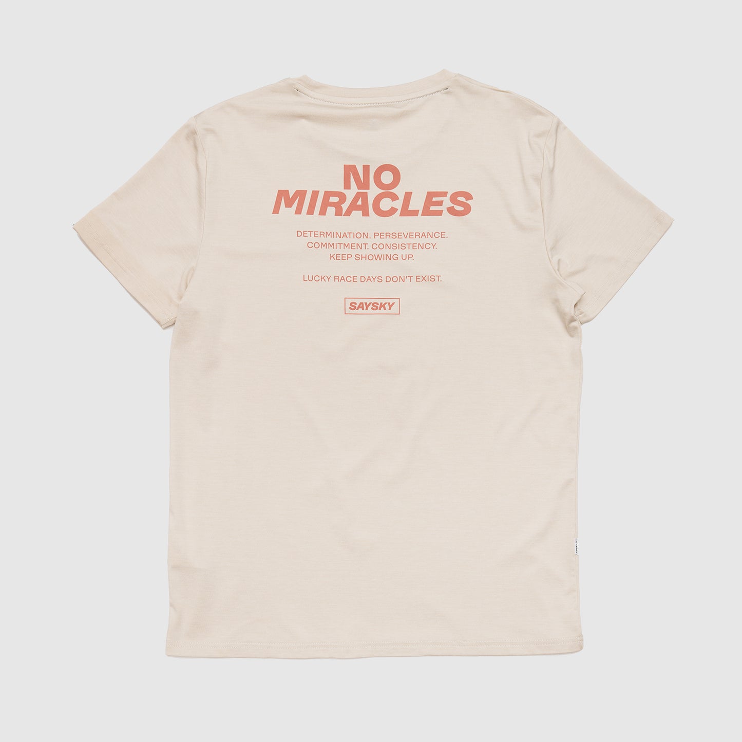 PACE T-SHIRT | STATEMENT BEIGE - SAYSKY