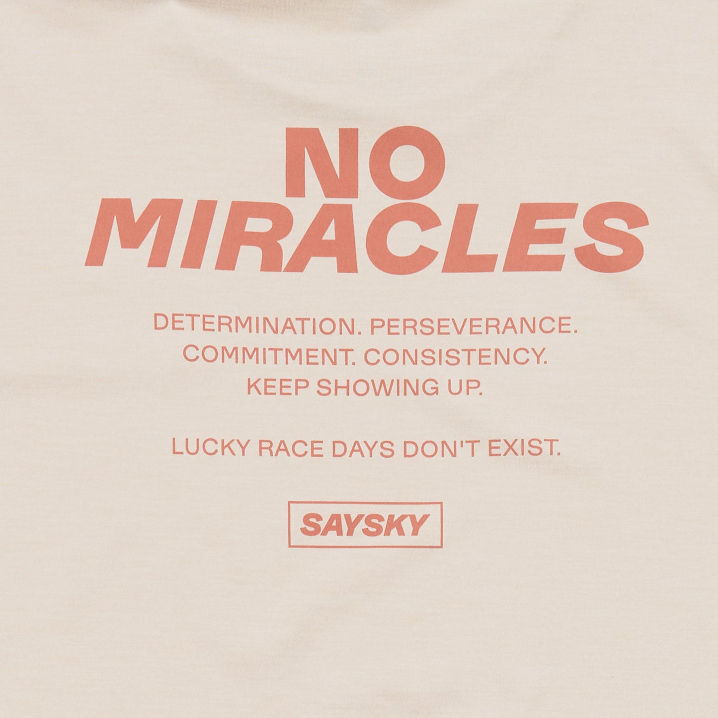 PACE T-SHIRT | STATEMENT BEIGE - SAYSKY